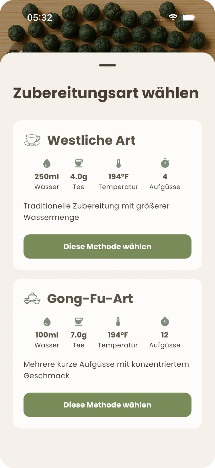 Teafinity-Auswahl der Zubereitungsart: Westlich und Gong Fu im Vergleich — Wasser, Teemenge, Temperatur und Aufgüsse